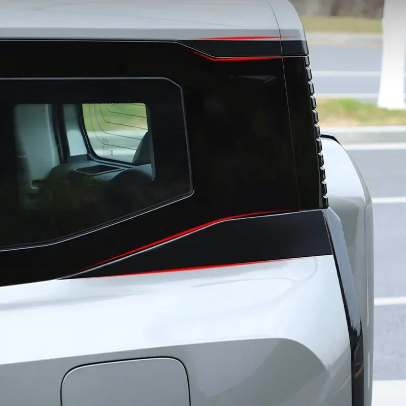 Автомобильные наклейки D-Pillar наклейка на уровне талии для черных линий задних