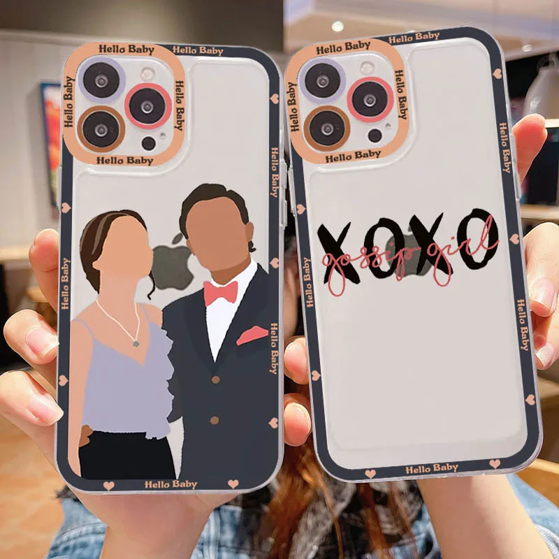

Gossip Girl Love Best Friends Phone Case for iPhone 11 12 13 Mini Pro Max 14 Pro Max Case shell