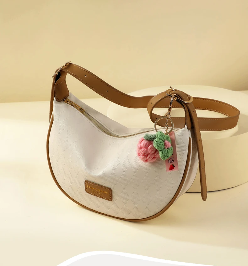 

2023 Summer: Women's Crossbody Dumpling Bag, Arrival with High-End Texture and Unique Style, Versatile and Trendy Shoulder Bag