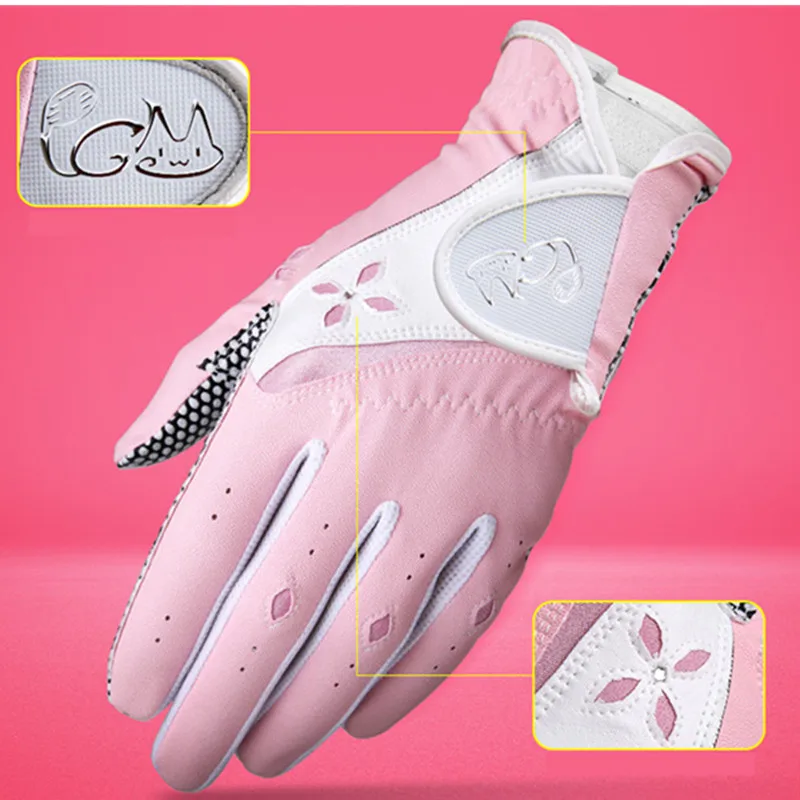 Supplies Gloves Women's Right Practice Left White Hand Ladies Club Training Summer New Fitness Accessories Sport Pgm Glove