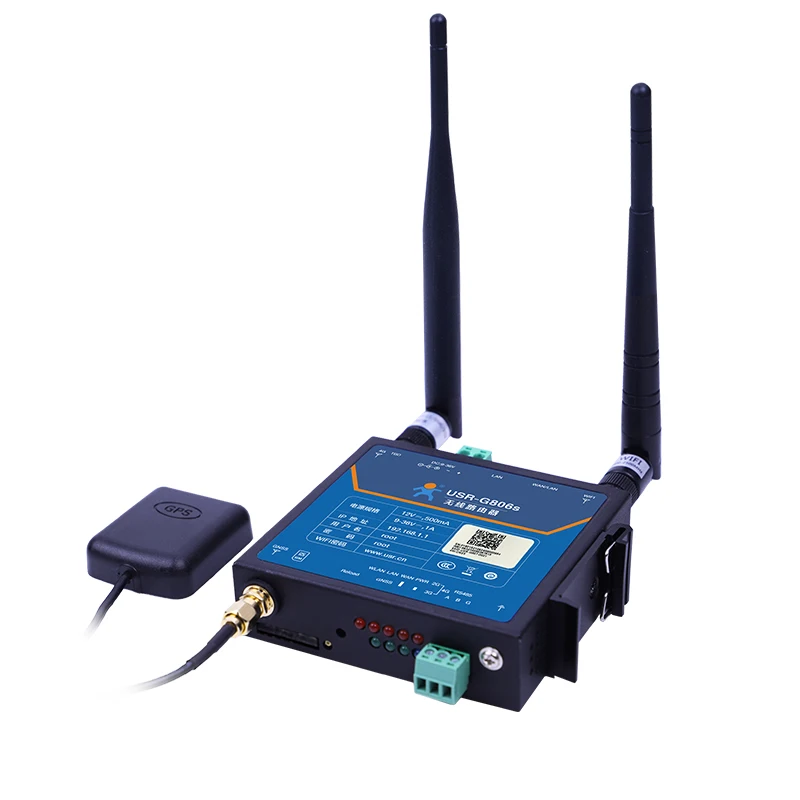 

GNSS Global Positioning 4G Industrial Wireless Router Full Netcom Card GPS BeiDou DTU Data Transmission USR-G806s