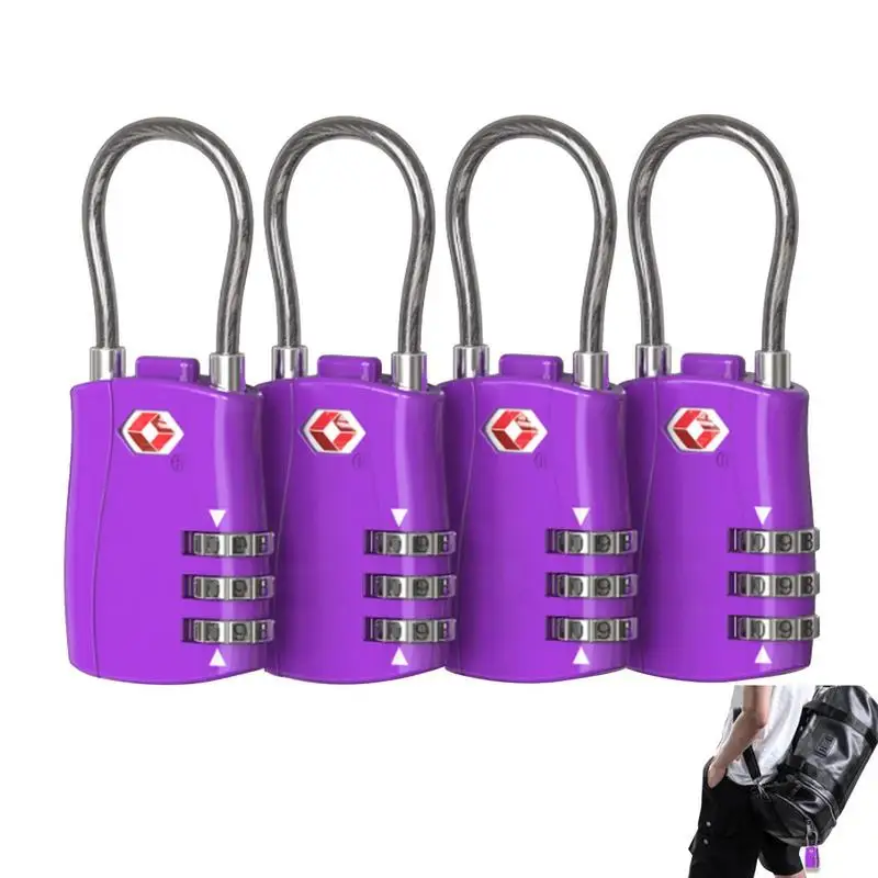 

Keyless Security Padlock 3 Digit Combination Lock Waterproof Password Locks For Door Suitcase Bag Package Cabinet Locker Window