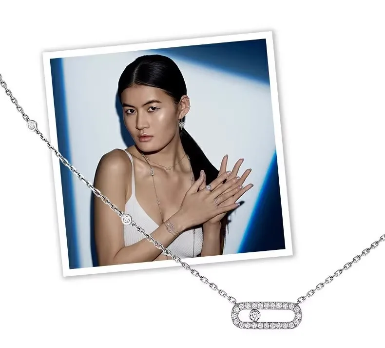 2024 новый тренд геометрическая булавка скрепка для бумаг дизайн серебряный цвет