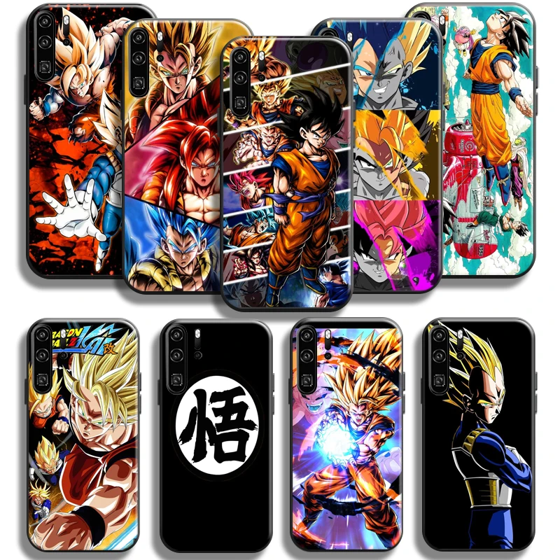 

Dragon Ball Goku Vegeta Phone Case For Huawei P Smart 2019-2021 P50 P40 P30 P20 Pro Lite 5G Carcasa Soft Funda Silicone Cover