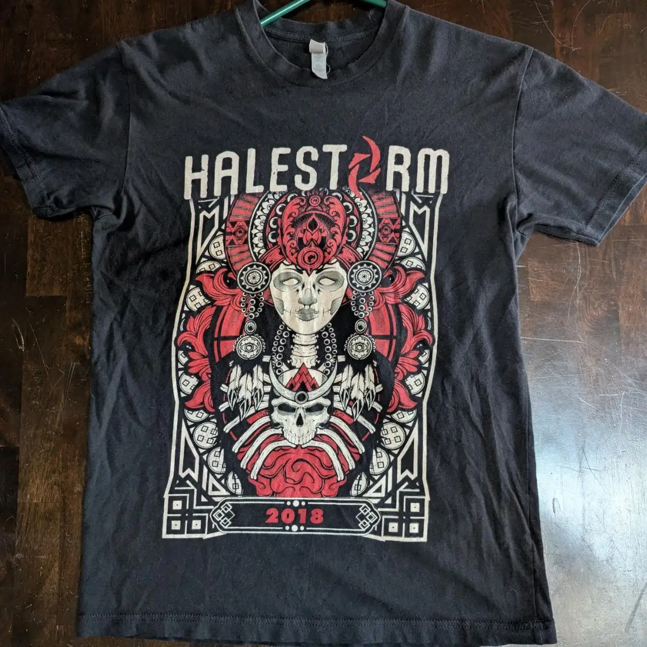 Фото Винтажная черная футболка Halestorm унисекс, классическая хлопковая футболка S-5XL QT1916 №1