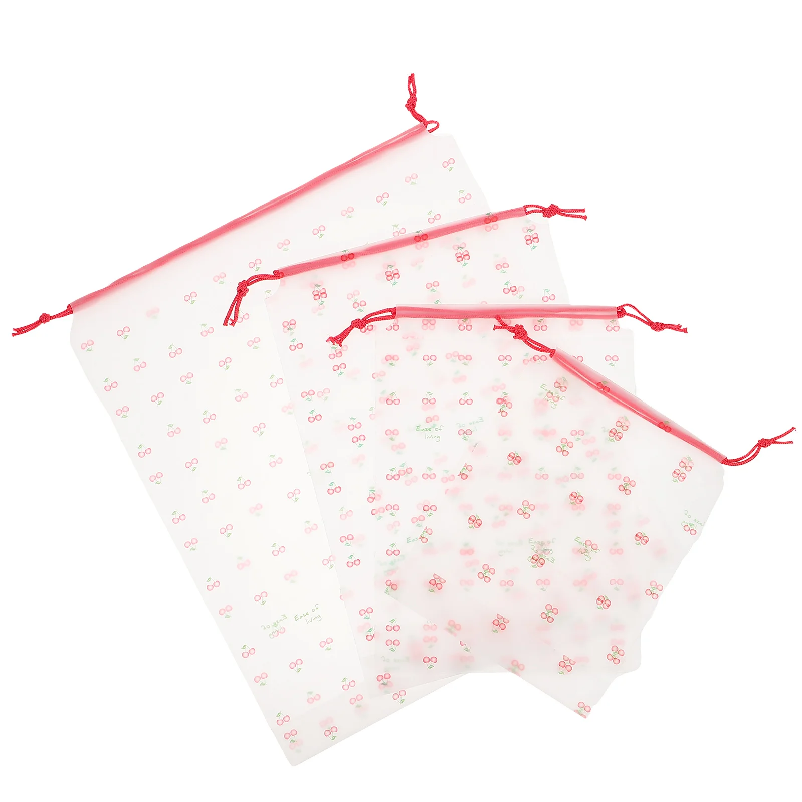 

4 Pcs Laundry Bag Drawstring Heavy Duty Dirty Clothes Pouch Bags Travel Storage Large