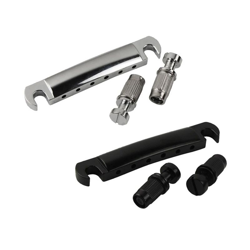 

1 Piece Guitar Stop Bar Tailpiece Anchors Tune O Matic Studs for LP SG Guitars