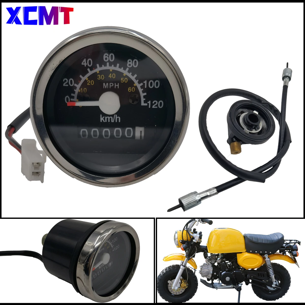 Новый спидометр Z50 приводная шестерня для мотокросса 0-120 км/ч мотоцикла Honda Monkey Bike