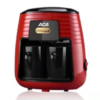 coffee machine with 2pcs cups concentrated american double cup espresso drip machine for coffee maker machine for home