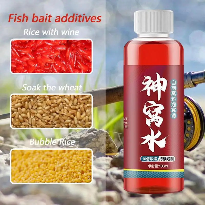 

Deep Sea Fish Lures Attractant | 100ml Concentrated Fish Liquid Attractant | Flavoured Fishing Bait Additive Fishing Baits