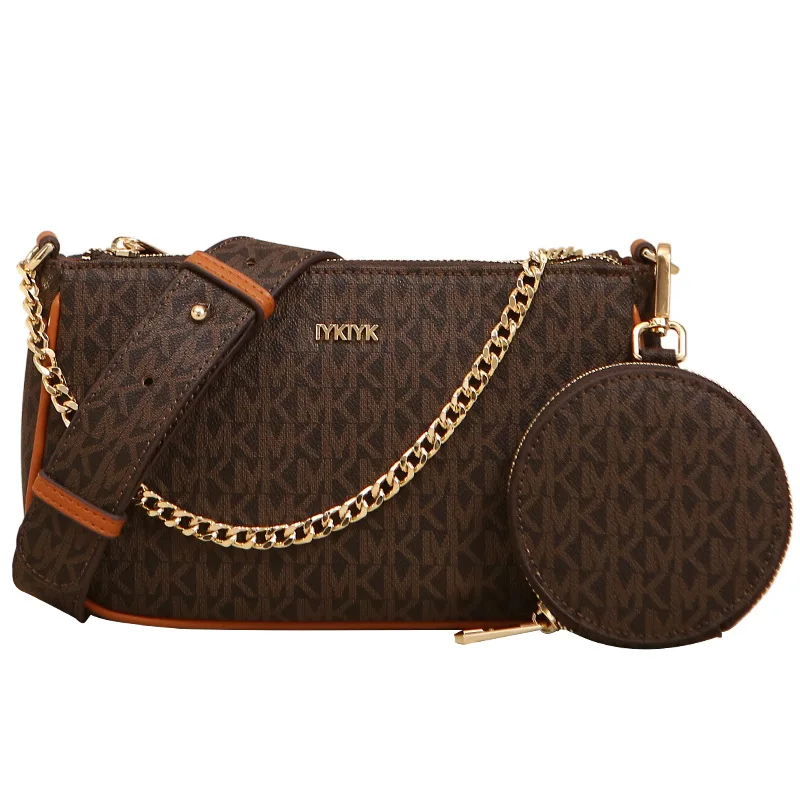 Женская сумка через плечо из ПУ кожи с принтом