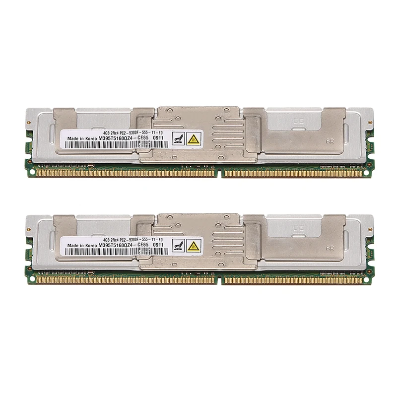 

2 шт., оперативная память DDR2 4 Гб, 667 МГц, PC2 5300F