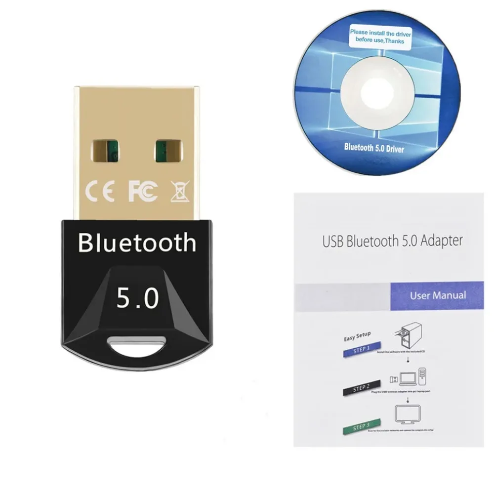 BGGQGG USB Bluetooth 5 0 адаптер приемник ключ для ПК ноутбука BT передатчик