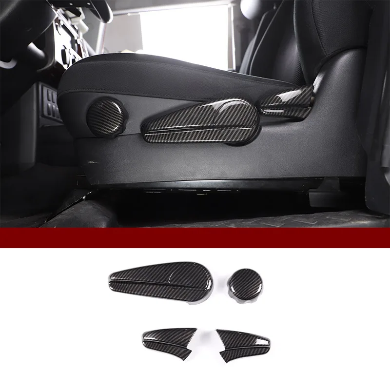 

Для 2007-2021 Toyota FJ Cruiser ABS углеродное волокно автомобильный стеклоподъемник рамка наклейка для защиты интерьера и экстерьера автомобиля аксессуары