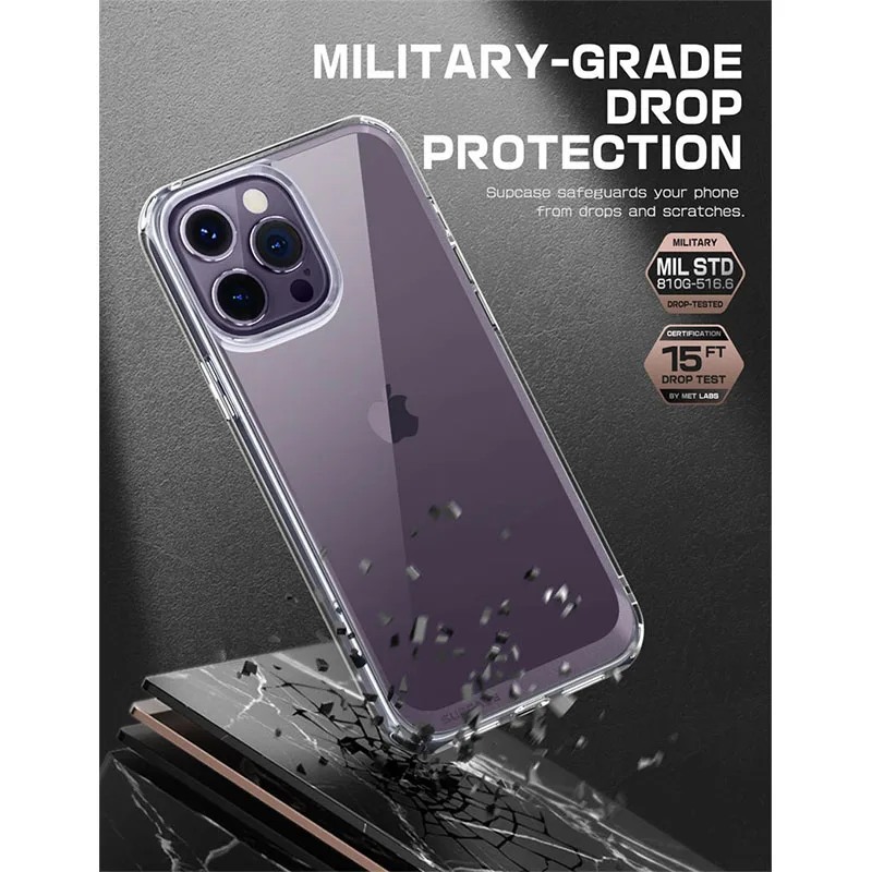 SUPCASE для iPhone 14 Pro чехол 6 1 дюйма (выпуск 2022 года) стильный гибридный защитный бампер