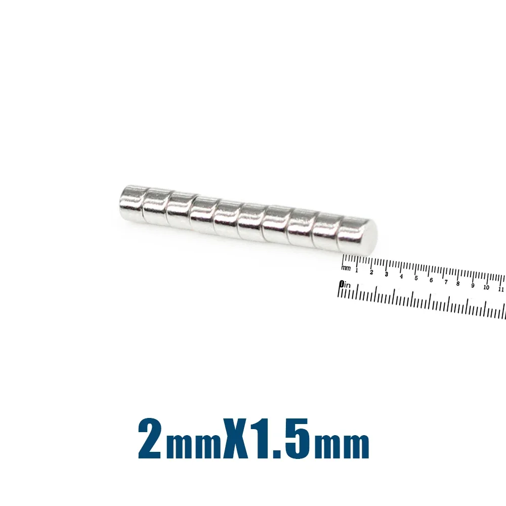 Круглые мощные магниты диаметром 2x1 5 мм