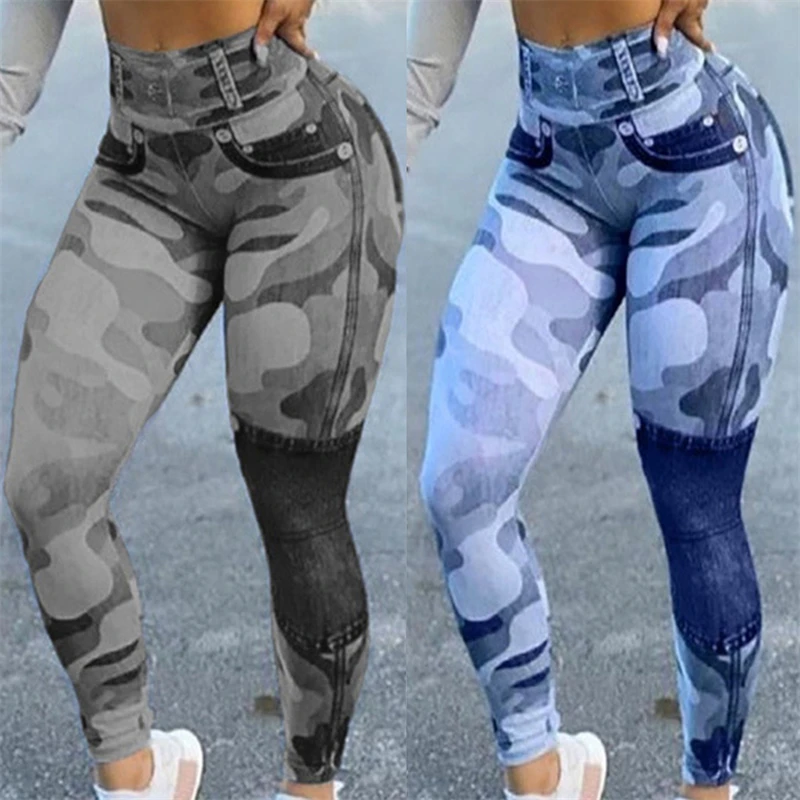 

Camouflage Seamless Leggings Women High Waist Scrunch Butt Booty Gym Wear Femme Sports Leggings Camo Fitness Yoga Pants