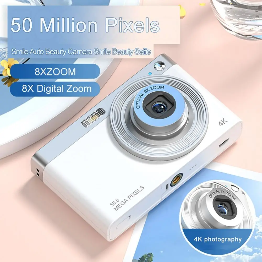 

Microspur Entry-Ievel Autofocus Telescopic Lens 4K Ultra-High Definition 50 Megapixel Digital Camera 8x Optical Zoom