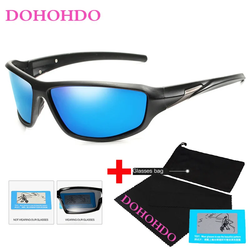 

DOHOHDO Polarized Driving Night Vision Glasses Men Women Fashion Brand Square Sunglasses UV400 Goggles Outdoor Sports Eyewears