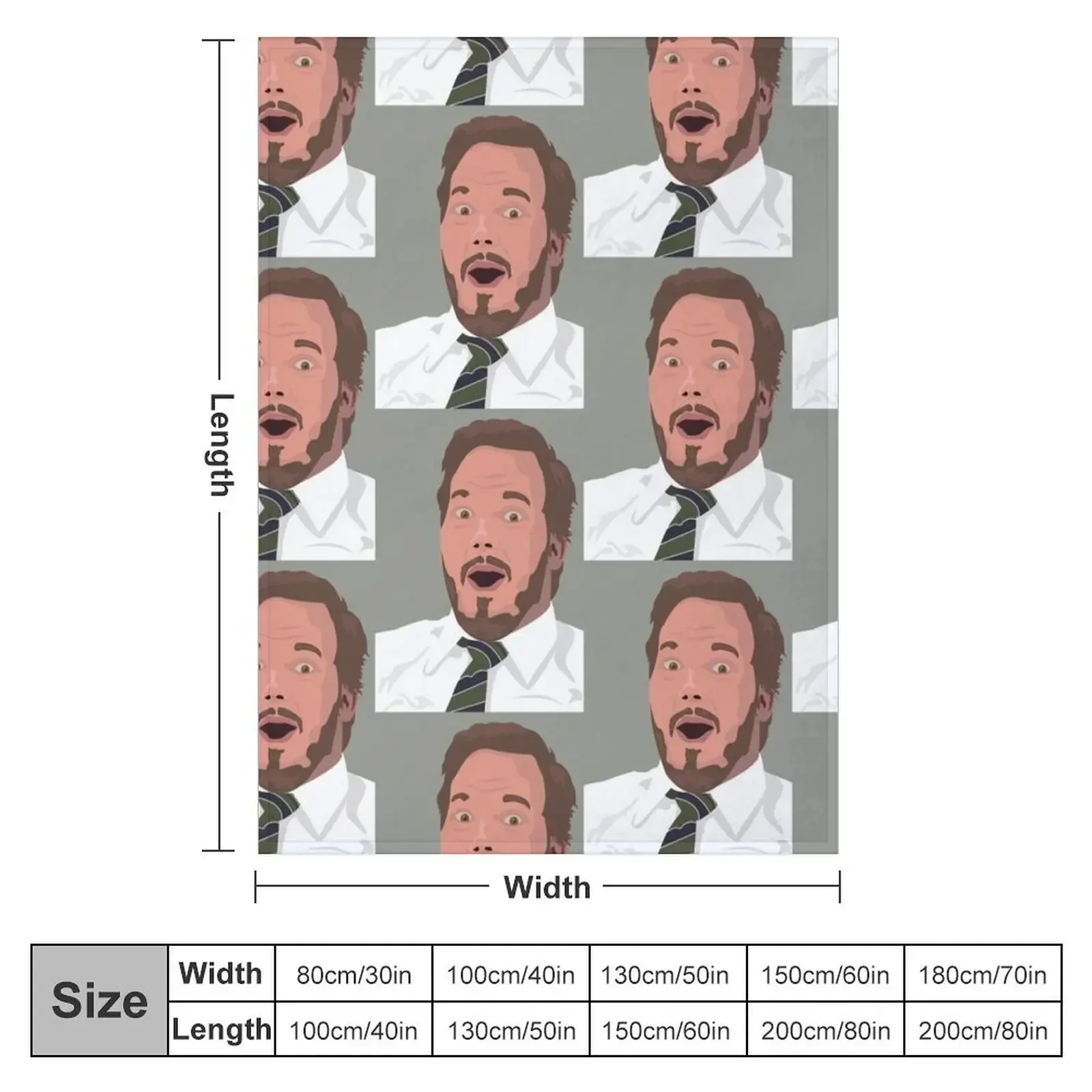 Одеяло Andy Dwyer Surprised Face детское фланелевое одеяло движущиеся одеяла для кровати