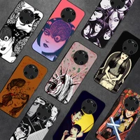 horror comic junji ito tomie tees phone case for huawei y 5 y6 2019 y5 2018 y9 2019 luxury case for 9prime2019
