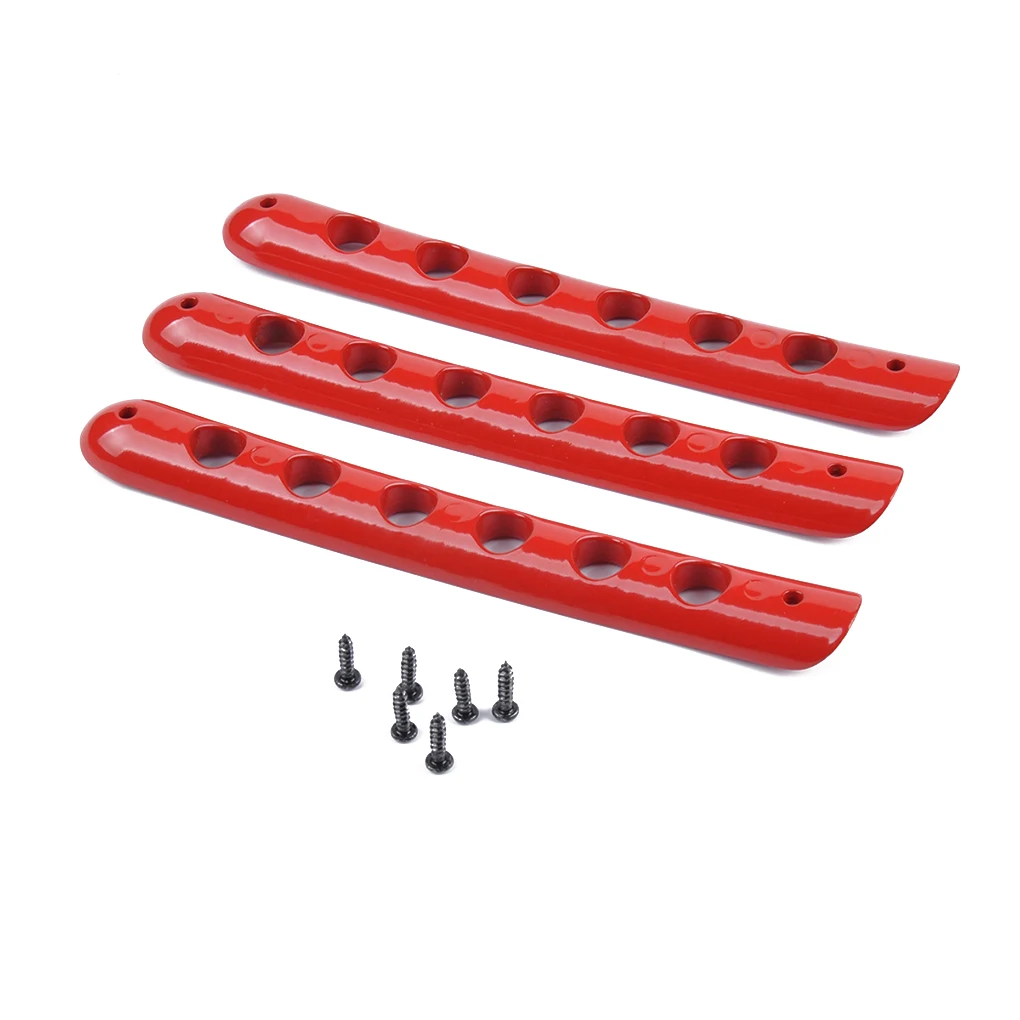

3PCS/Set Replacement for 2007-2017 Jeep Wrangler JK 2 Door Aluminum Grab Handle Cover Car Outerior Decoration