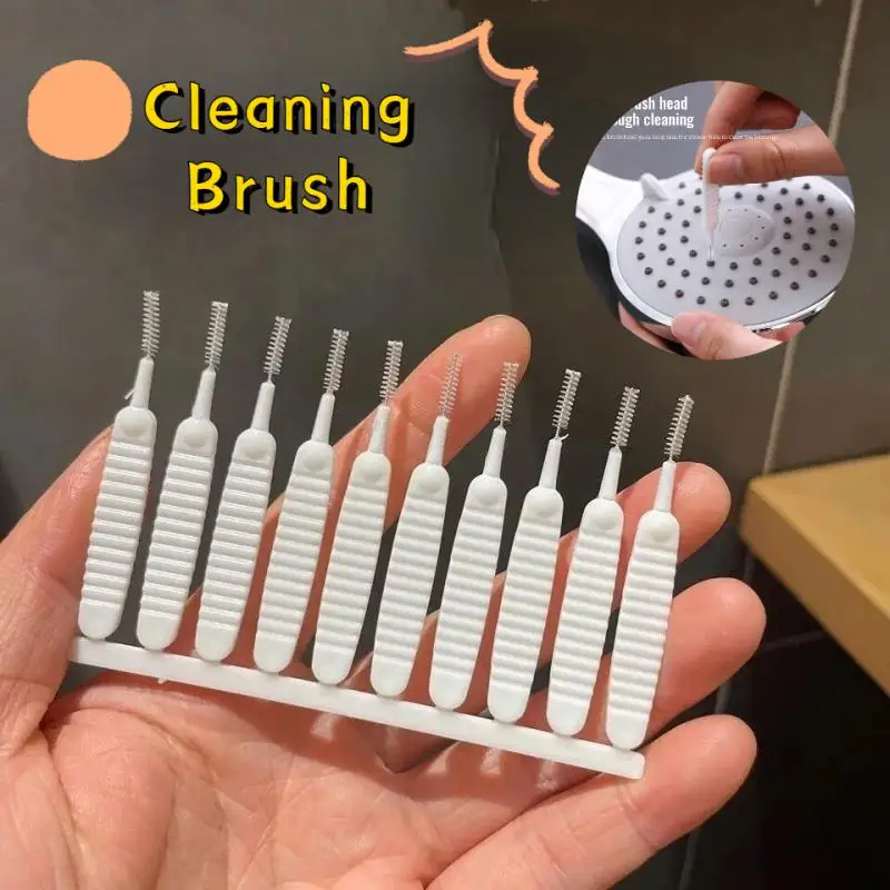 

Небольшая щетка с защитой от засорения, многофункциональная щетка для душа, чистящая щетка для ванной, туалета, ванной, телефонного отверст...