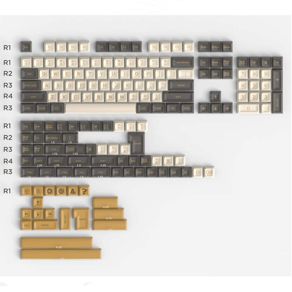 

172 Keys GMK Keycap ABS Keycaps Ball Cap SA Profile DOUBLE SHOT Thick For MX Cherry Gateron Kailh Switch Mechanical Keyboard