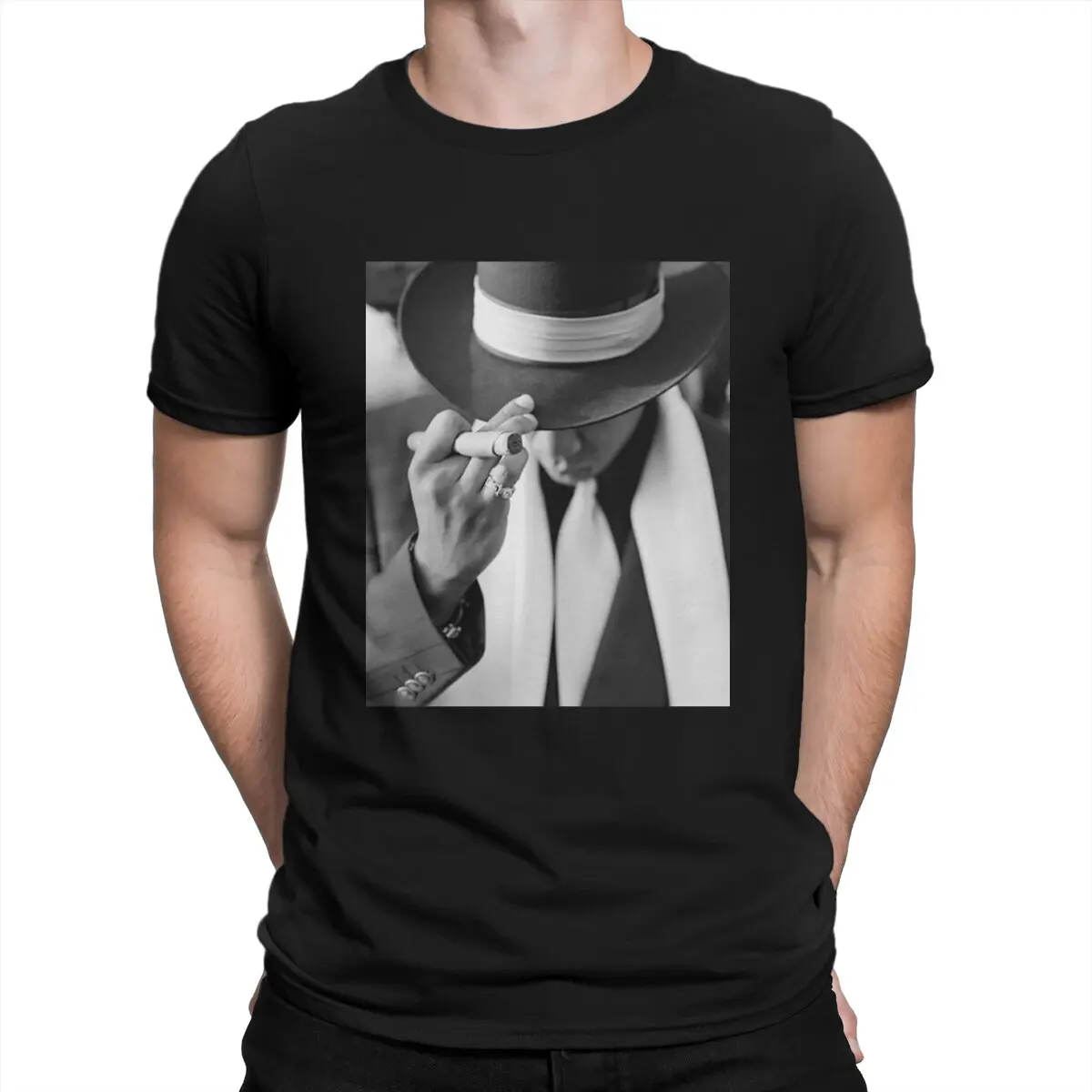 

Футболка мужская хлопковая с круглым вырезом, винтажная тенниска с умеренными сомнениями, майка Джей-З в стиле рэпера с короткими рукавами, идея для подарка