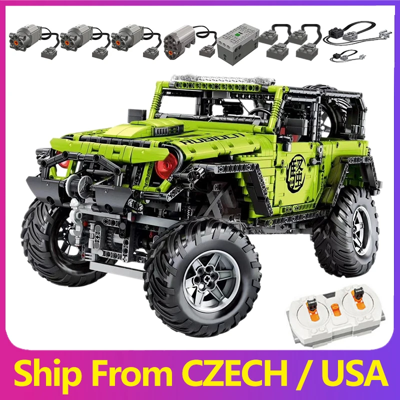 

Technical Car MOC Remote Control SUV Building Blocks Bricks Set Motor Power Speed Off-road J902 buggy Children Toys Gift