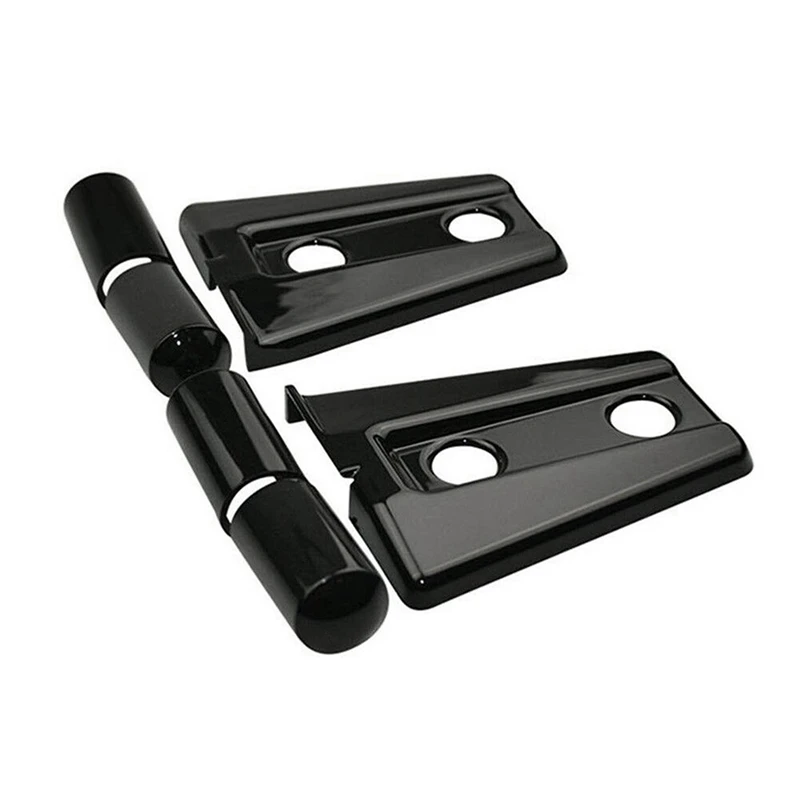 Набор накладок на переднюю петлю капота двигателя из АБС-пластика для Jeep Wrangler