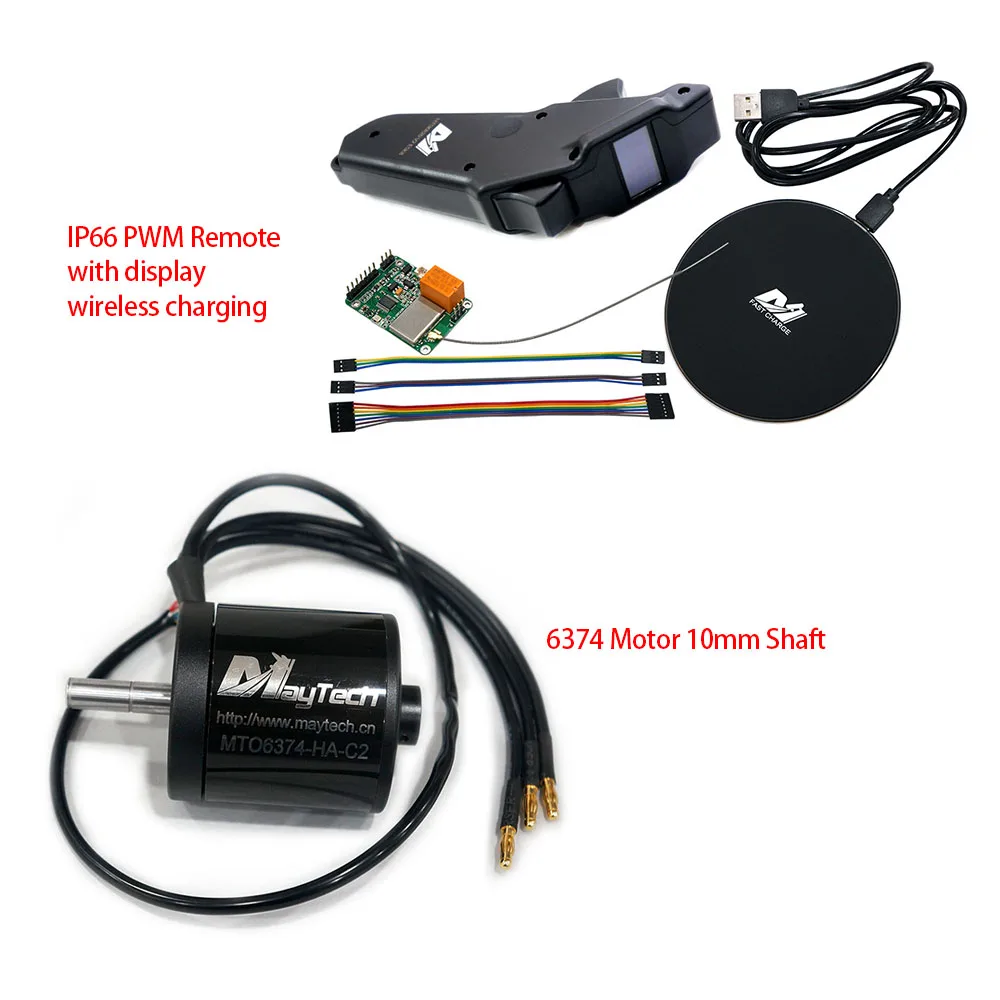 Фотоэлектрический скейтборд MTSKR2005WF Maytech 6374 Motor 170KV с ручным дистанционным управлением