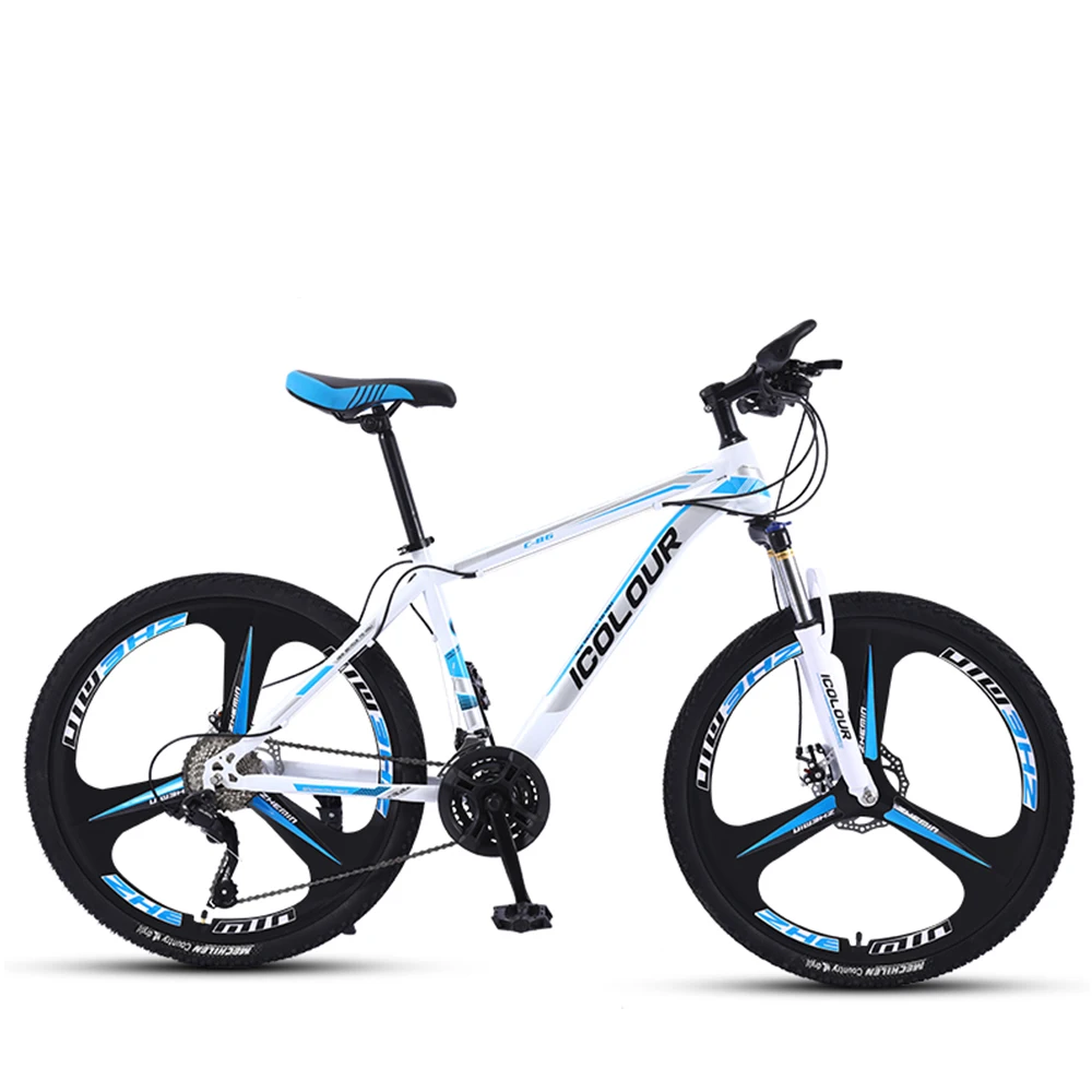 

Велосипед для взрослых 27 скоростей, 26/27, 5 дюймов, двойной дисковый тормоз, нескользящая износостойкая шина, рама из высокоуглеродистой стали, горный велосипед