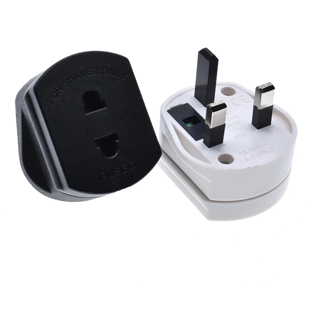 1 шт. Универсальный EU 2 Pin to UK 3 Plug адаптер переменного тока дорожный