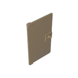 

1 шт., детали MOC 60616, дверь, 1x4x6, с ручкой-гвоздиком