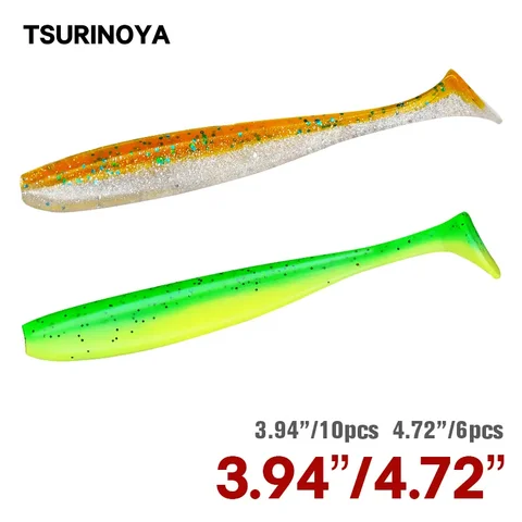 TSURINOYA T Tail Worm 100мм/120мм - Приманка для рыбалки — изображение продукта