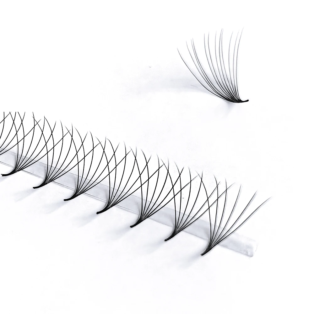 1600 Вентиляторов 0,05 ручной работы 8-30D Rapid Mega Storage Lash Tray Готовая заостренная база Promade Volume Fans Sharp Pointy Stem Свободный вентилятор (art.: 3920cd571a25d) - 3920cd571a25d