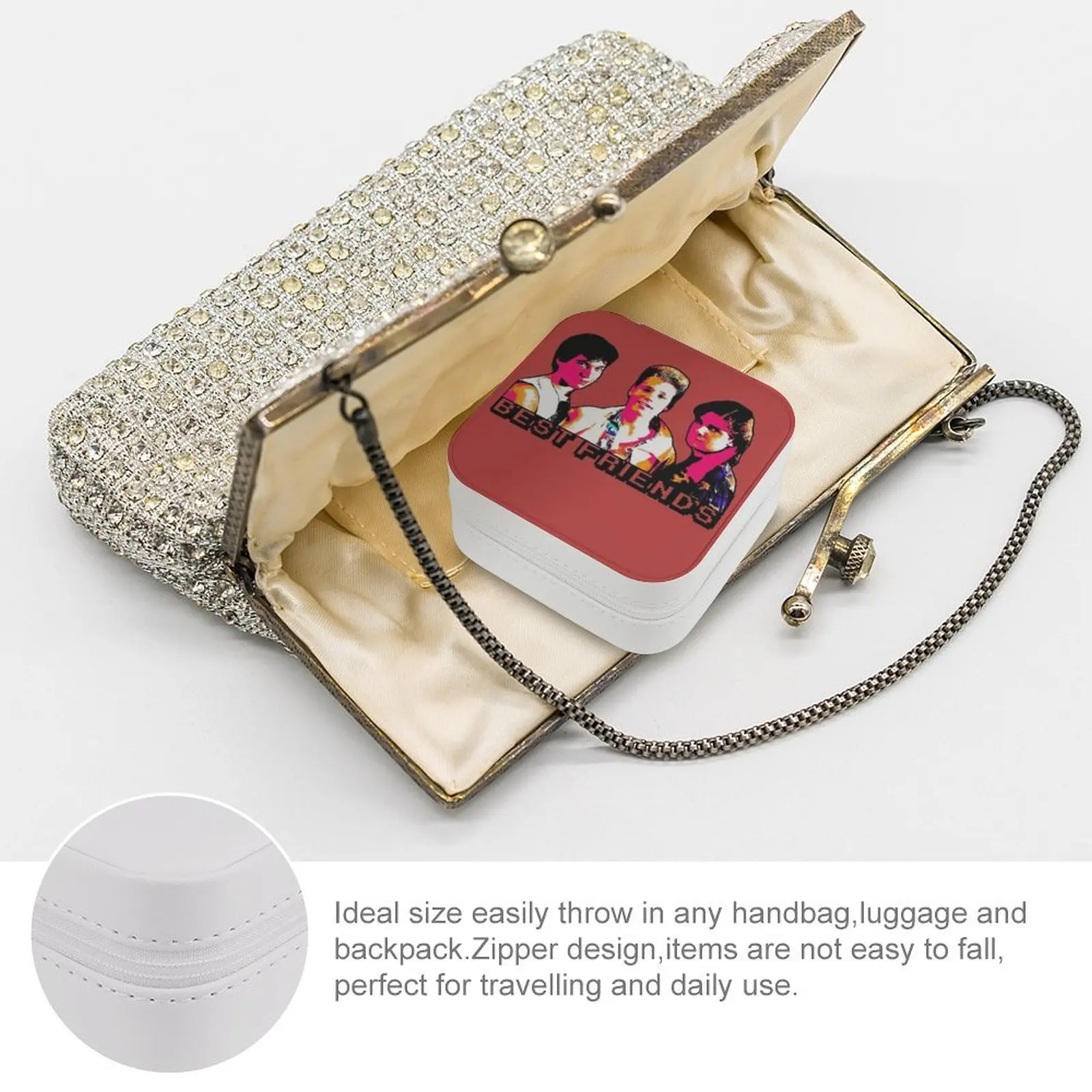 Лучшие друзья-чтение больше комиксов коробка для хранения ювелирных изделий