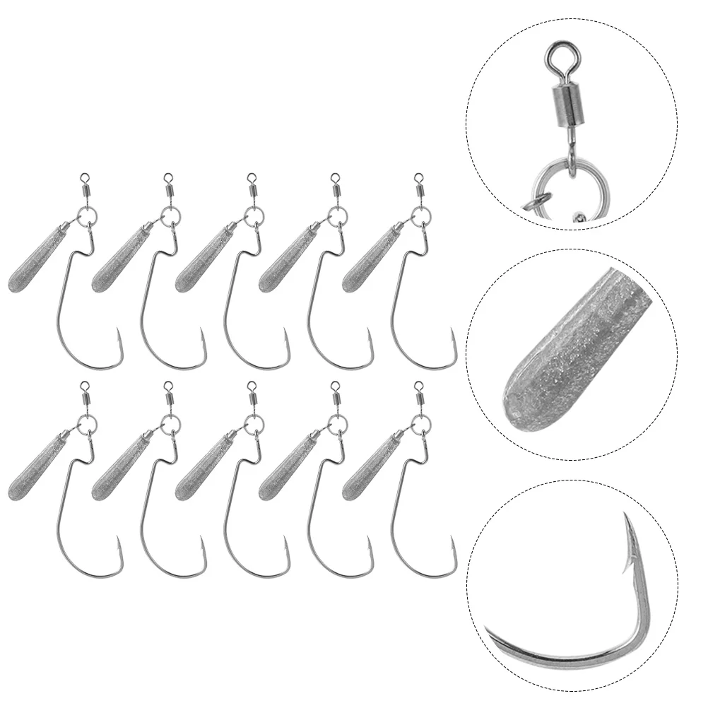 

Hook Hooks Lure Crank Accessory Seawater Weight Freshwater Barb Circle Bait Weighted Supply Set Fisherman Outdoor Tool Saltwater