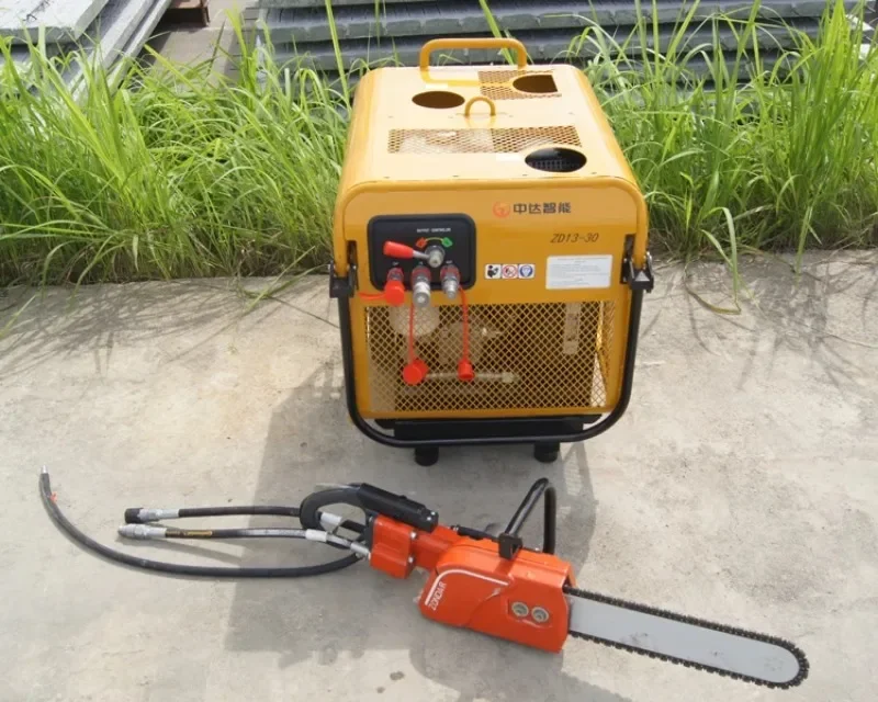 15-дюймовая гидравлическая бетонная Алмазная бензопила с гидравлическим блоком