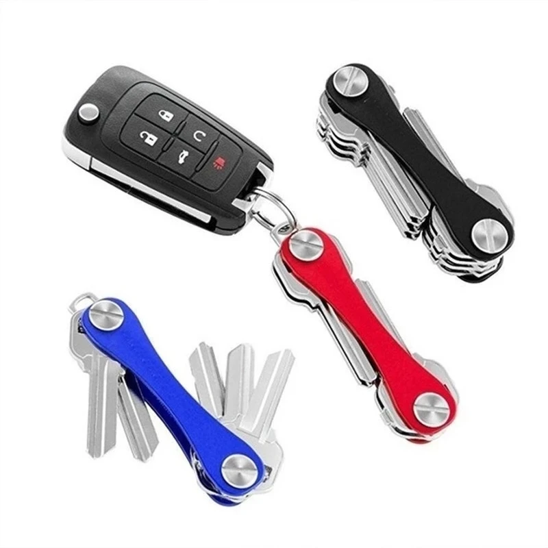 

Smart Key Chain Mini Keychain Compact Key Decorative Holder Clip Home Storage Metal Key Clip Aluminum Organizer Keychain Outdoor