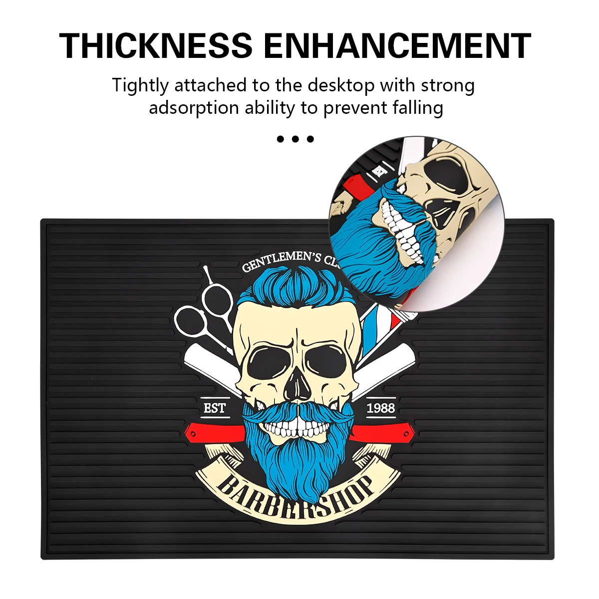 Магнитный нескользящий коврик для парикмахерских инструментов Силиконовый