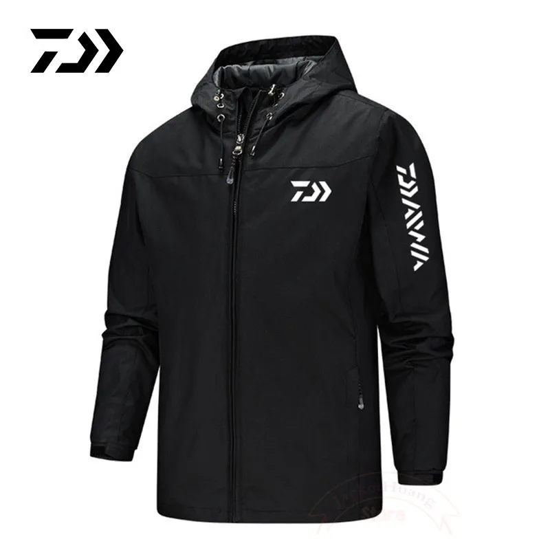 

DAIWA Fishing Shirts Waterproof and windproof Sport Quick Dry Fishing Jacket Men Anti Uv Breathable Fishing Clothes Hooded