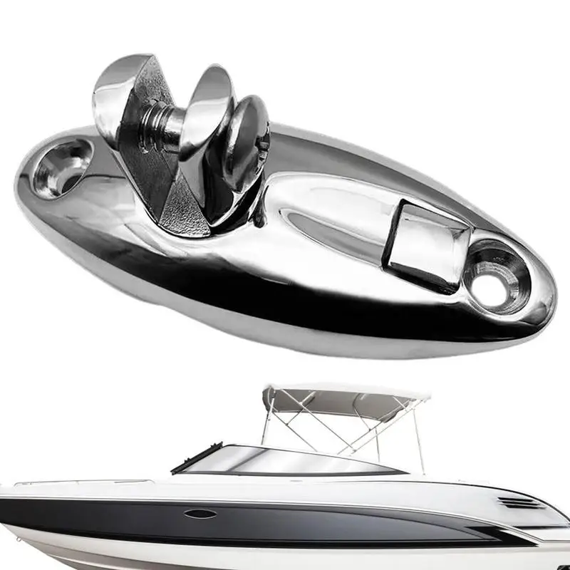 

Поворотный шарнир из нержавеющей стали 316 с верхним креплением для палубы, горного сиденья с овечьим Рогом, быстроразъемный штифт, морские аксессуары