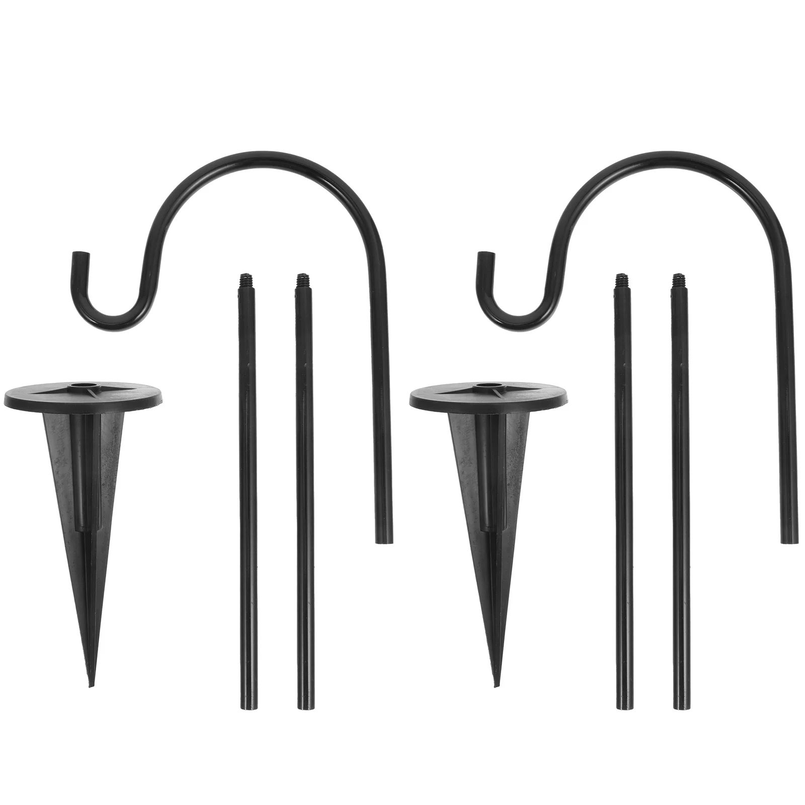 2 шт. железная напольная вилка компактный садовый крючок светильник для