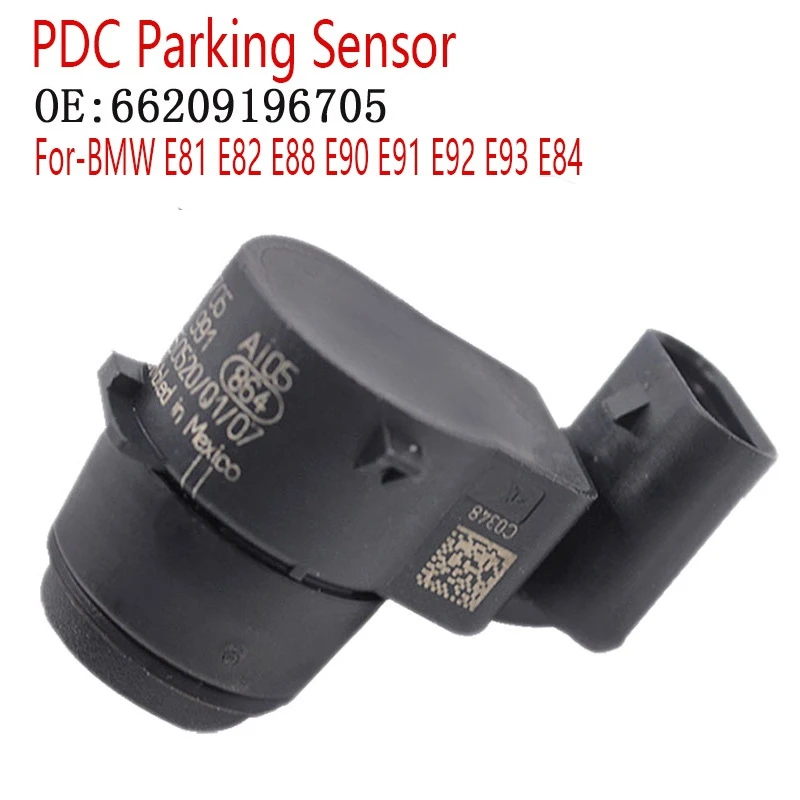 4 PCS PDC Parking Sensor For-BMW E81 E82 E88 E90 E91 E92 E93 E84 66209196705 9196705 66206934308 Reverse