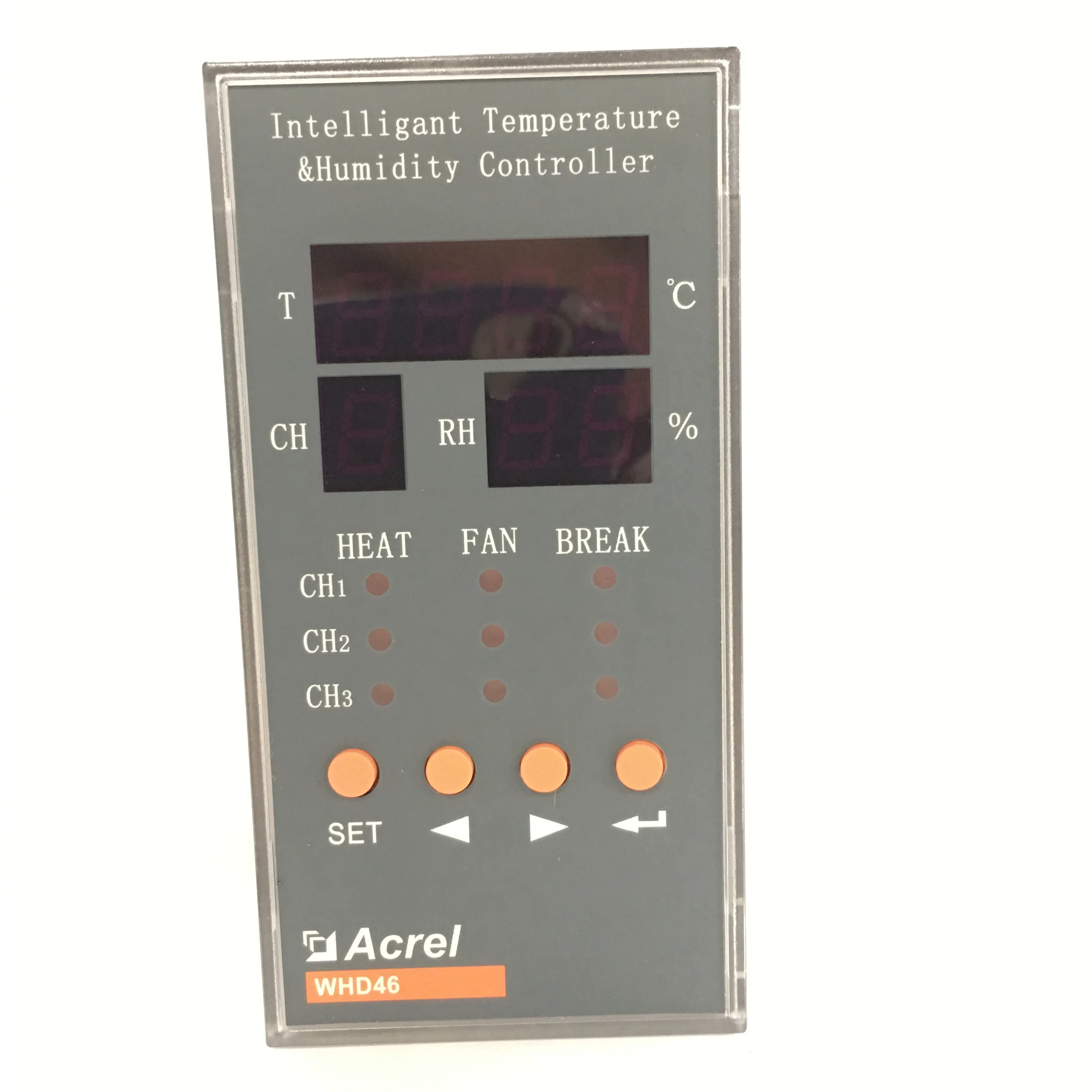 

Acrel WHD46-33/C measuring Temperature and humidity with sensors with RS-485 communication interface, Modbus protocol