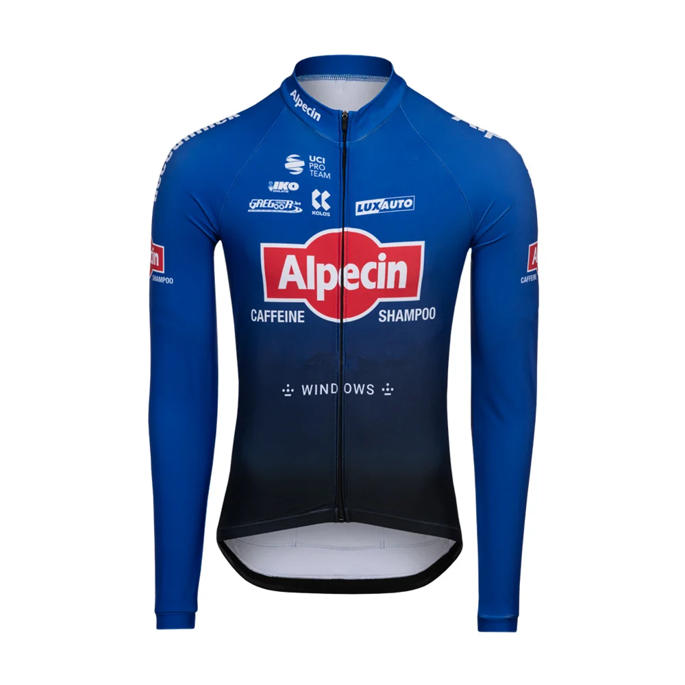 

2022 Alpecin Fenix Men's Long Sleeve Cycling Jersey Bicycle Shirts Race Team Breathable Comfortable Summer Autumn Riding Tops