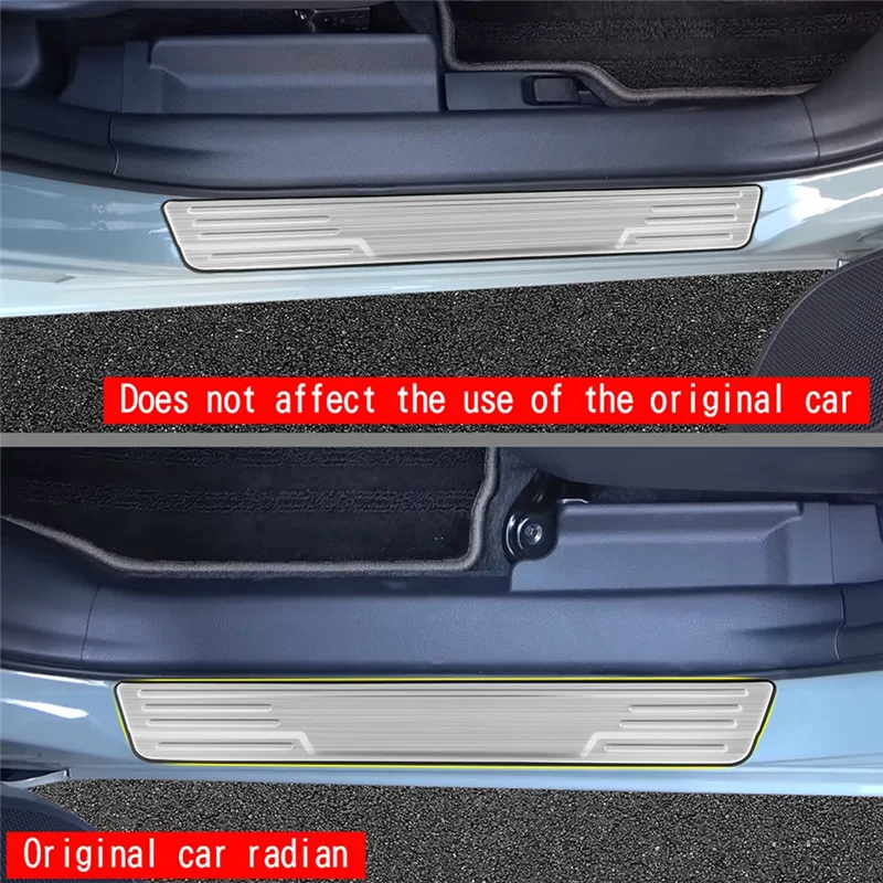 Накладка на пороги для Toyota Sienta 10 серий