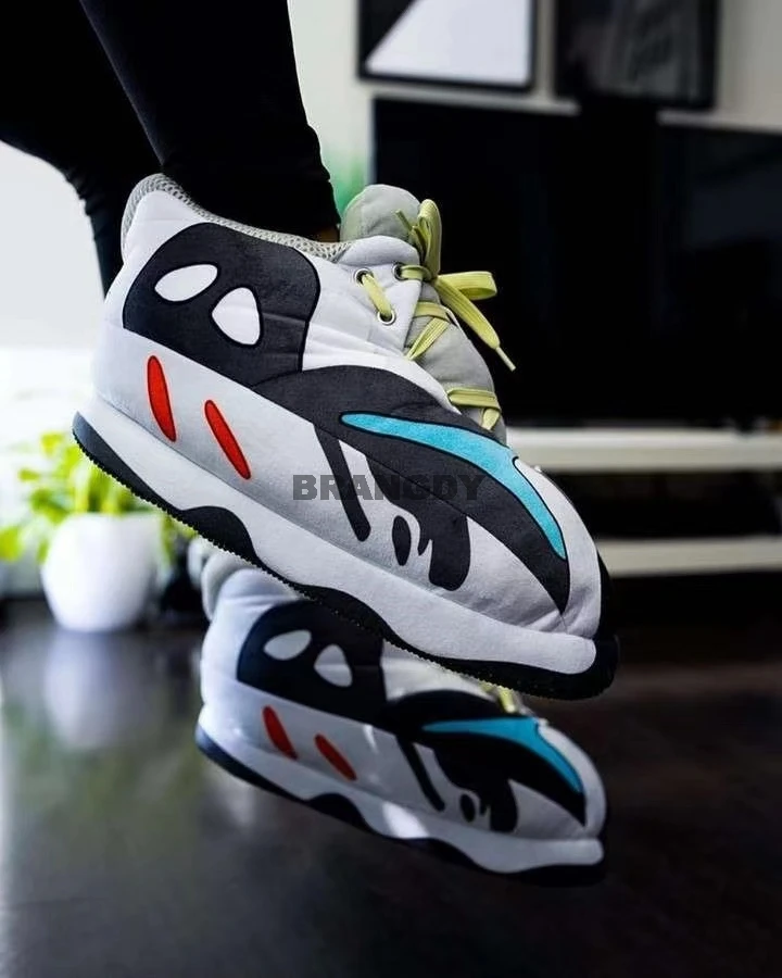 Новые подарки зимние светящиеся домашние тапочки женские женская теплая